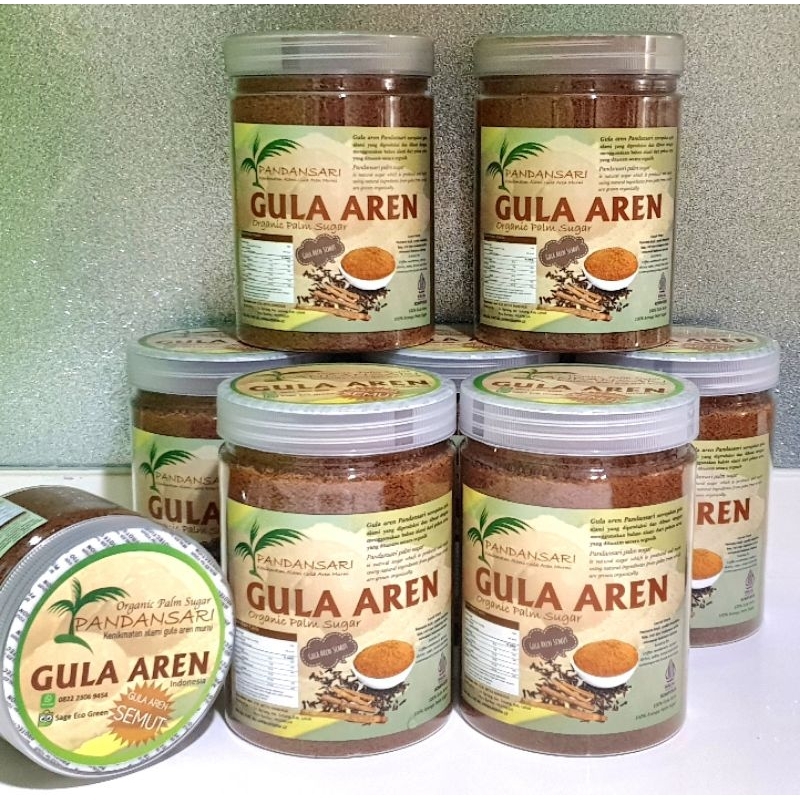 

JKL Pandansari Gula Aren Bubuk/ Semut Organik gram dan 250 gram, 100% Murni & Alami