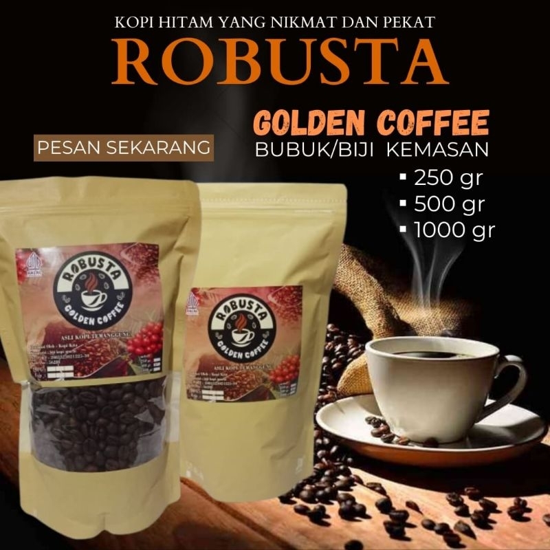 

Kopi Robusat Roasbean 1kg kopi murni Temanggung.