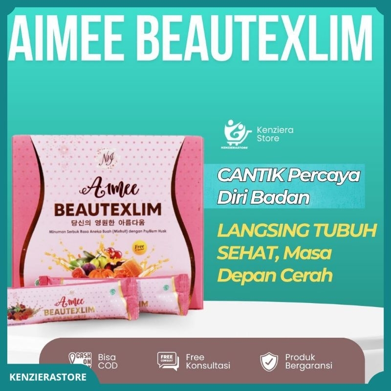 Aimee Beautexlim Untuk Diet Pelangsing Perut Buncit Penurun Berat Badan Melancarkan BAB Fyberdrink