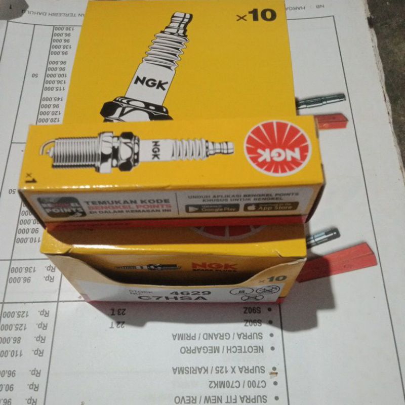 busi C7HSA,,BP7HS,BP7ES,D8HS,,D6HS ORI NGK