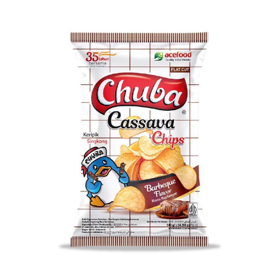 

Chuba Keripik Singkong Rasa Sambal Balado / Chuba Rasa Barbeque / Chuba Keripik Singkong 140 gram