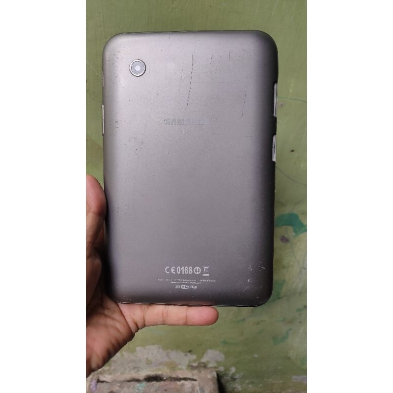 Samsung galaxy tab 2GT p3100 kondisi matot lcd retak2