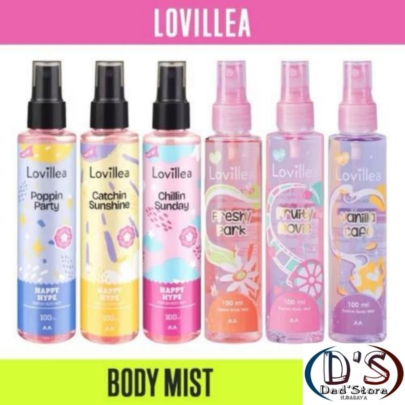 Lovillea Cologne dan Body Mist 100ml