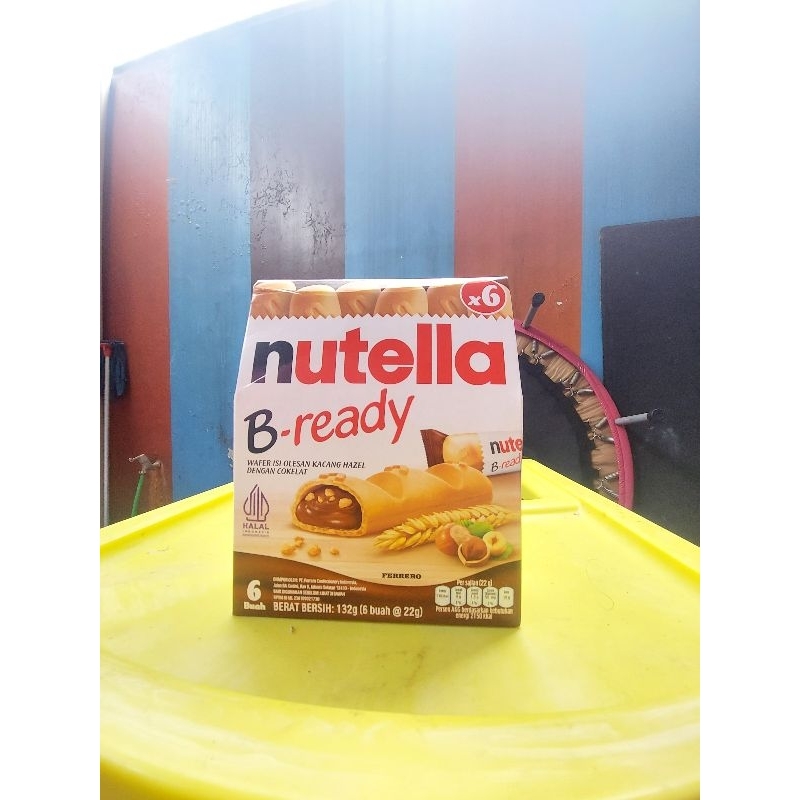 

Nutella B Ready ( isi 6 pcs ) B-Ready Nutella Wafer