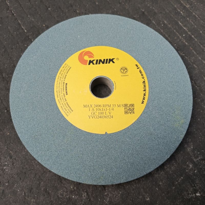 Batu gerinda kinik 10 inch batu gerinda duduk 1A 10 × 1 × 1 - 1/4 inch GC 80 100 batu gerinda kinik 