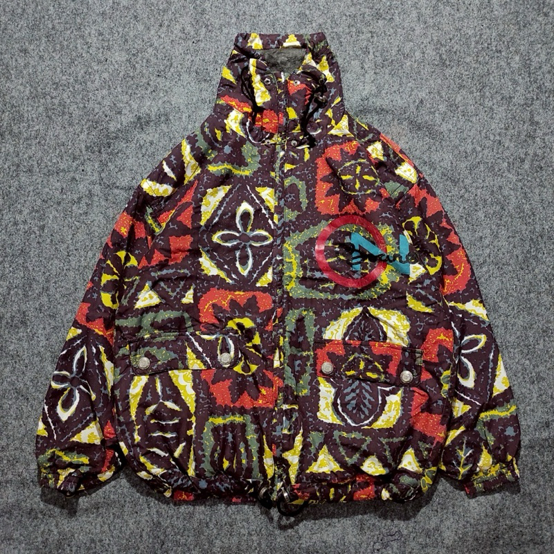 JACKET SKI SNOWBOARD OUTDOOR BELFE FULL PRINTED COLORBLOCK/COLOURBLOCK VINTAGE