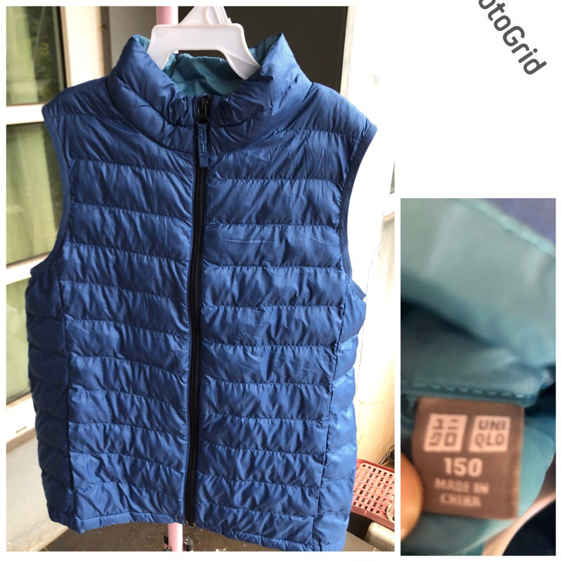 vest jacket Uniqlo sz 150 tipis