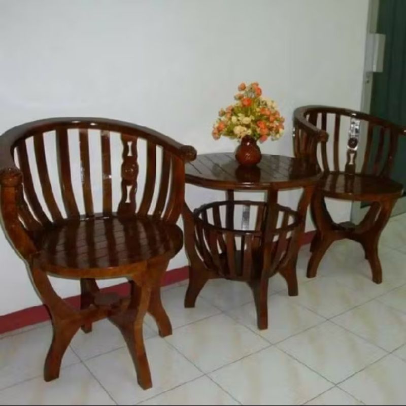 Kursi teras minimalis Kursi teras mangkok jati/ kursi teras mangkok