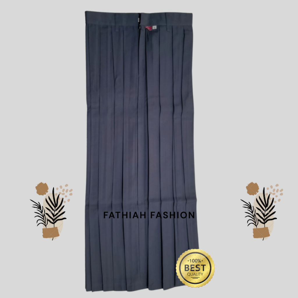 Seragam Sekolah SMA Rok Full Rempel / Rok Rempel FULL SMA Abu Basah / Rok Full Rempel SMA