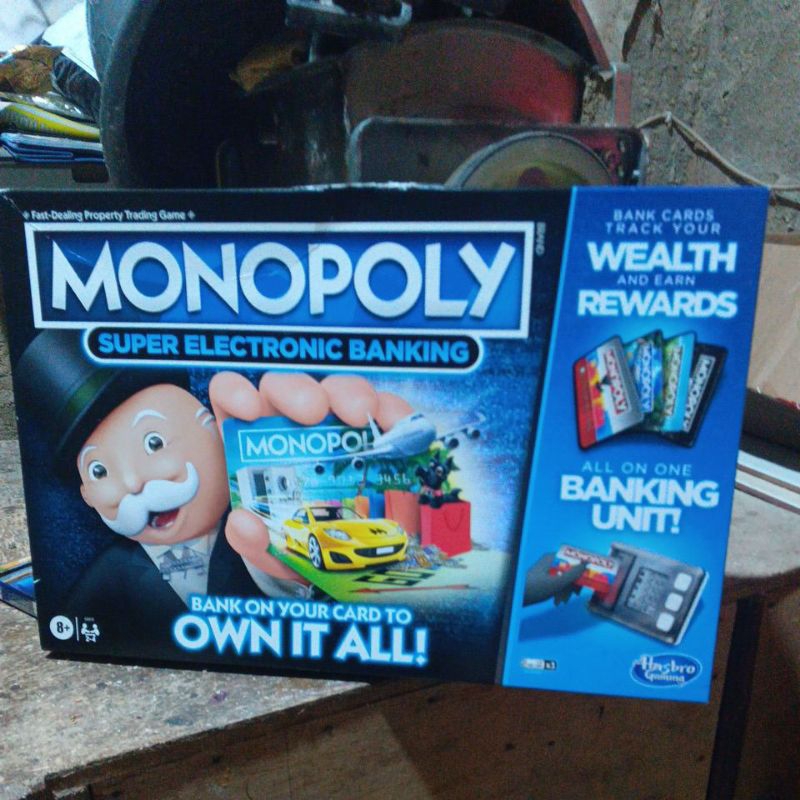 MONOPOLY OFFICIAL HASBRO ELECTRONIC BANKING