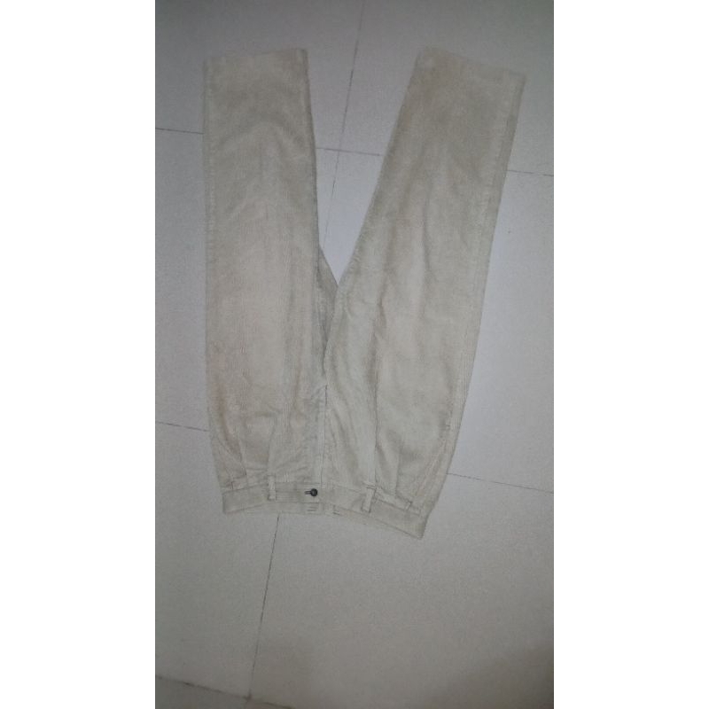corduroy pants white uniqlo