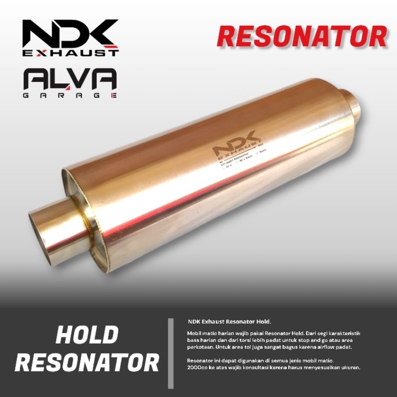 Resonator Hold NDK Exhaust Resonator Racing NDK Exhaust Knalpot Mobil Racing NDK Exhaust Resonator M