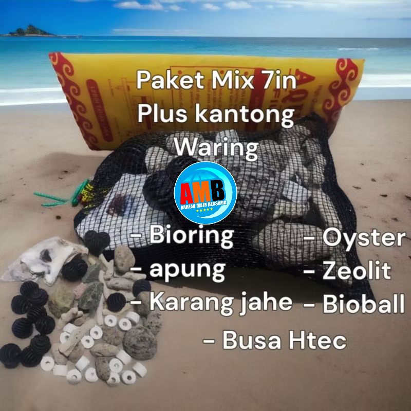 Paket filter aquarium 7in plus waring / paket filter aquarium / filter aquarium / media filter aquar