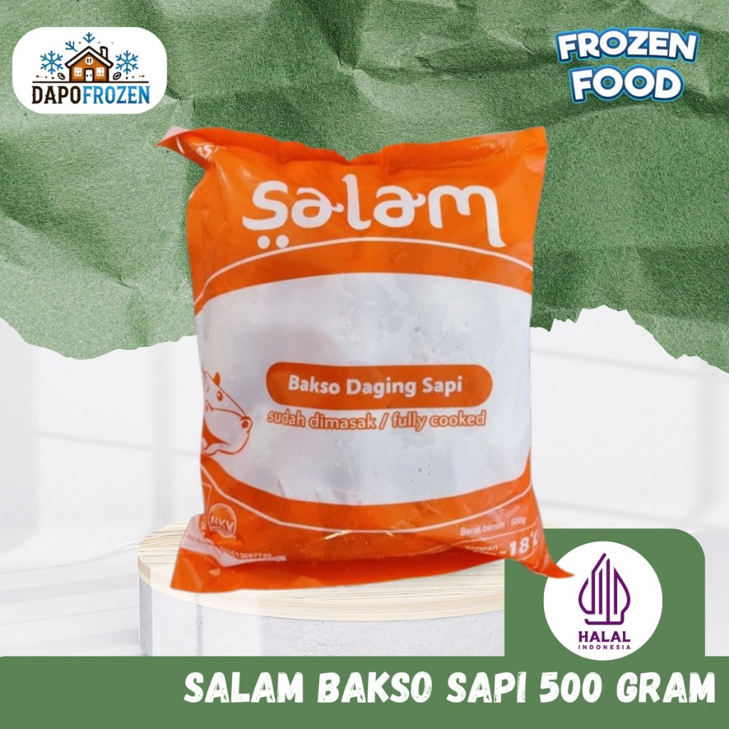 

Salam Bakso Sapi 500 Gram - Frozen Food