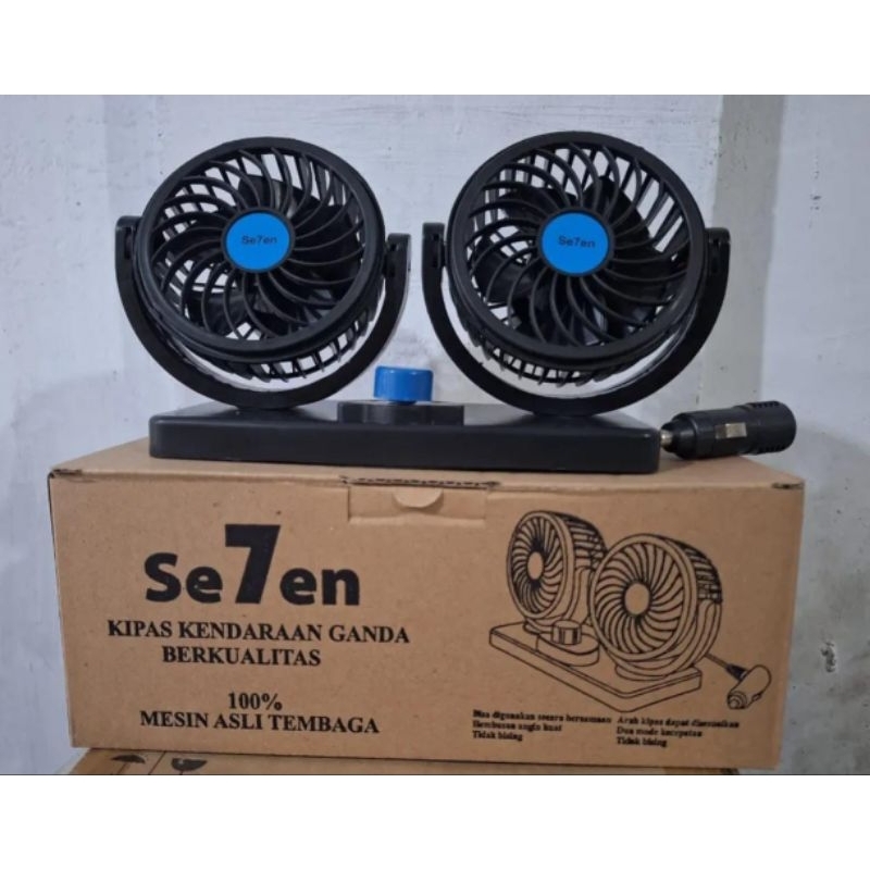 Kipas Mobil Double Se7en 12V/24V