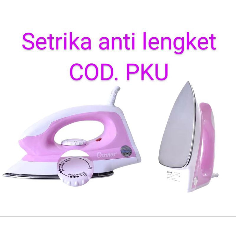 setrika anti lengket/setrika cosmos