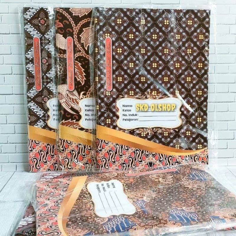 

Sampul buku tulis Batik ukuran BOXY maxy ukuran Buku Campus besar( isi 20 lembar/ 1 Pack)