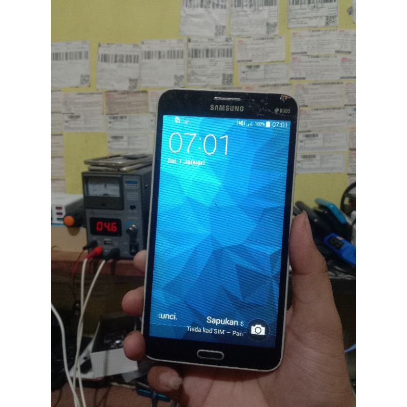 samsung mega 2 (G750F) MINUS LCD mesin normal