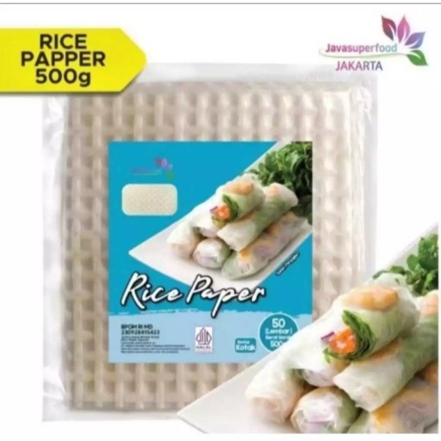 

Rice Paper KOTAK BULAT 500 g isi 50 lembar - Banh Trang 22cm - Kulit Lumpia Vietnam- Rice roll