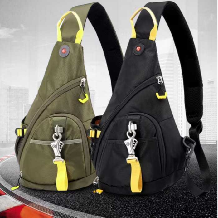 TAS SLIG BAG PRIA/WANITA IMPORT  TOUGH 5936 TAS KEREN  BUAT KERJA TERBARU BAHAN WATERPROOF ANTI AIR