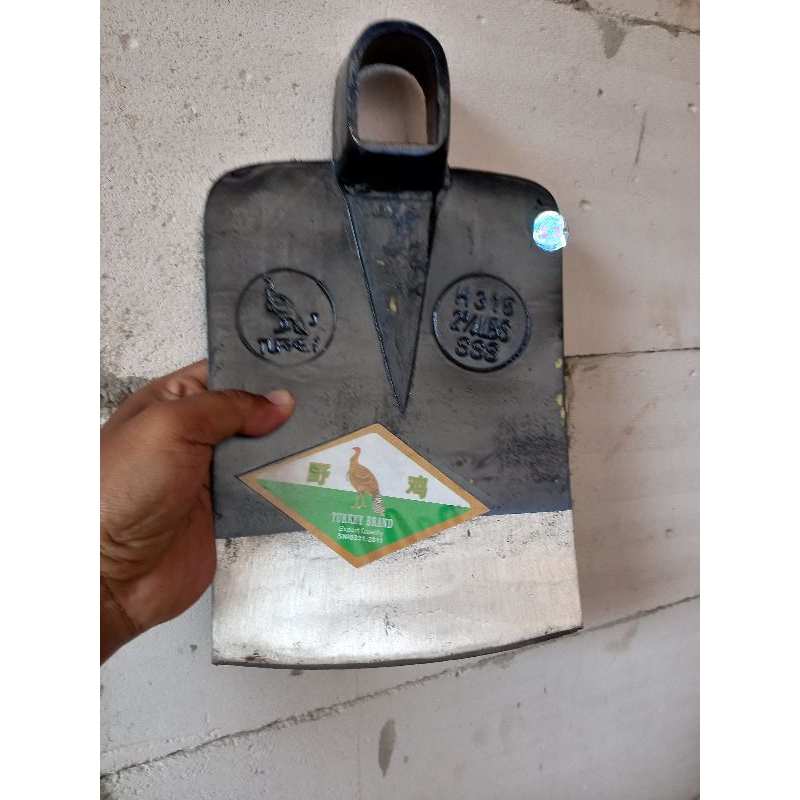 cangkul baja cap ayam jago turkey turki anti lengket