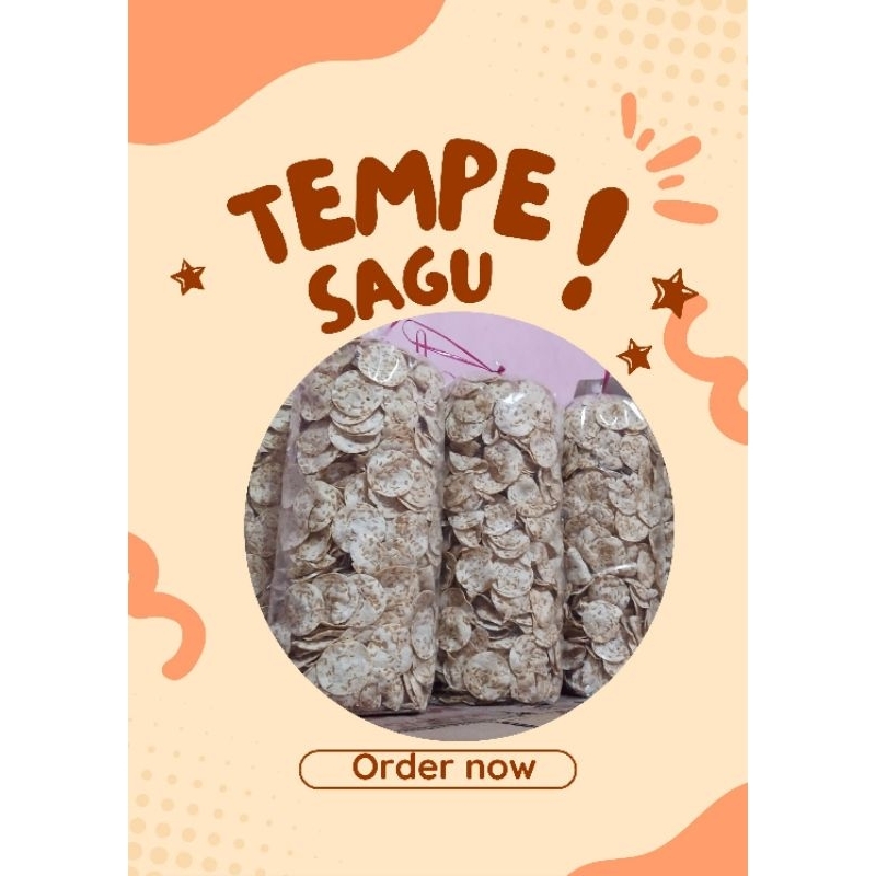 

Keripik Tempe Sagu 250G l 500G FREE PACKING