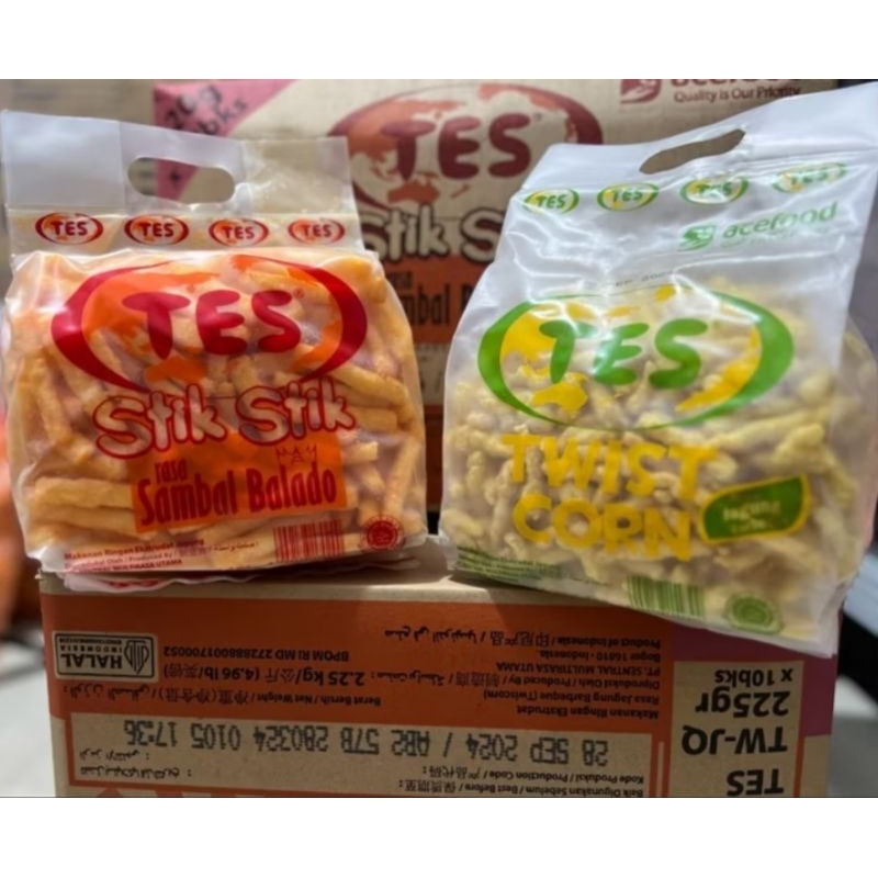 Snack Stik Balado/Twist corn merk TES