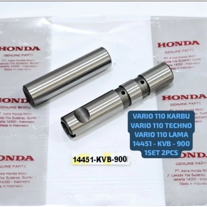 AS PEN PLATUK KLEP VARIO 110 KARBU VARIO 110 TECHNO VARIO 110 LAMA HONDA 14451-KVB-900 1SET 2PCS IN 