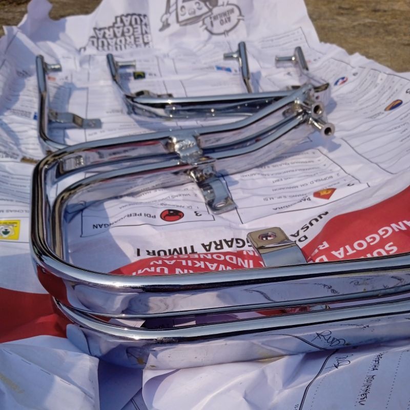 Begel/behel/planger kotak GL MAX/ GL PRO ORIGINAL chrome CELUP