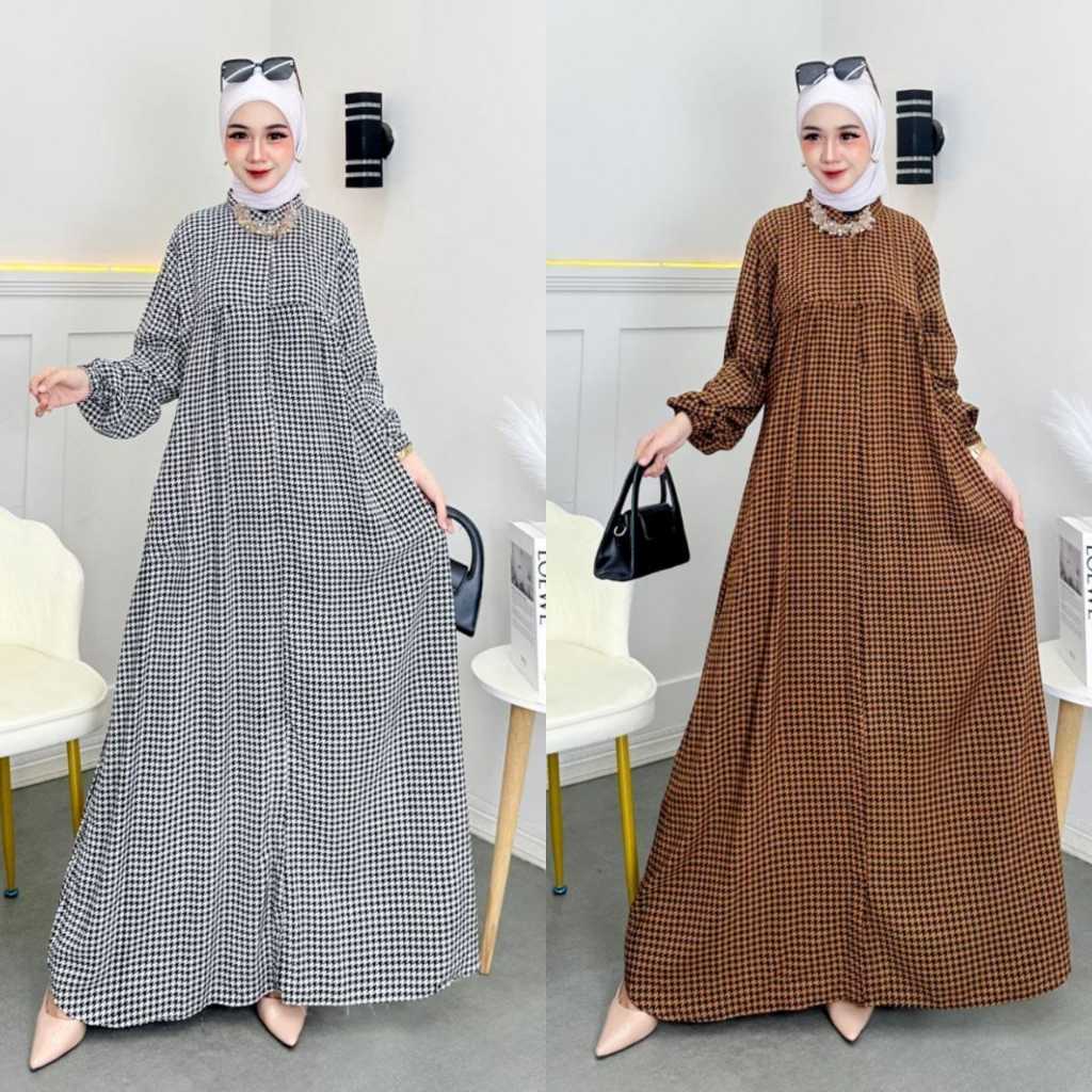 Kayana Dress Daster Panjang Daster Lengan Panjang  Daster Dress Kekinian Daster Viral Daster Adem