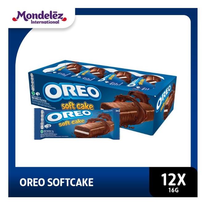 

Oreo Biskuit Soft Cake Bolu Coklat [1 Box Isi 12 pcs]