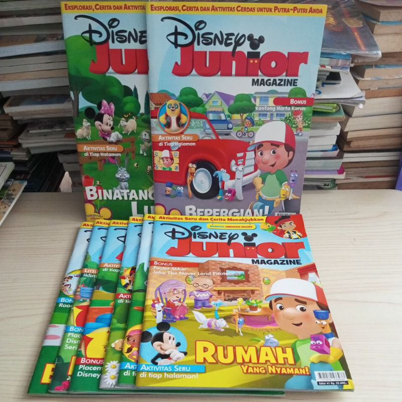 BUKU DISNEY JUNIOR MAGAZINE SATUAN ORIGINAL