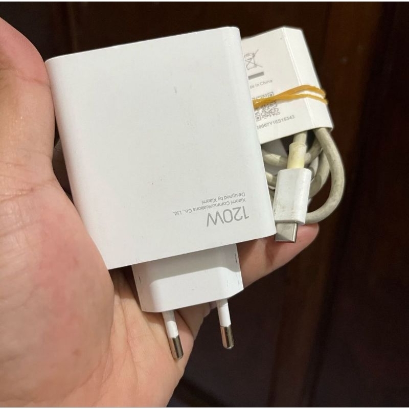 Charger xiaomi 120W COPOTAN BEKAS RETAK kaki