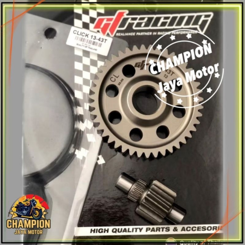 GIGI RASIO GF RACING BEAT KARBU SCOOPY KARBU VARIO 110 BEAT FI SPACY GEAR RASIO GIR RASIO BEAT KARBU