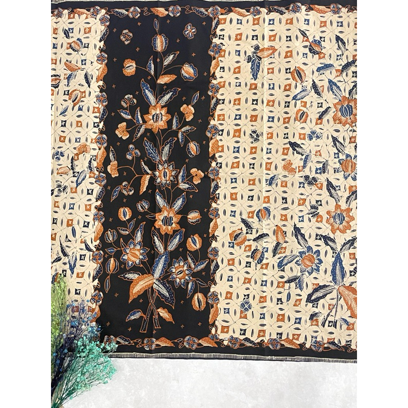 kain batik katun tulis sarung motif kawung laseman trusmi cirebonan