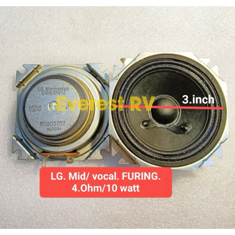 SPEAKER 3 inch 4 ohm SOUND BAR 10 W FULL RANGE