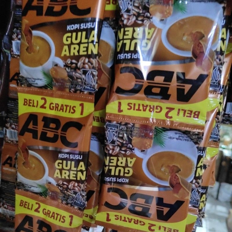 

KOPI ABC GULA AREN ( 1 RENCENG) ISI 10 PCS