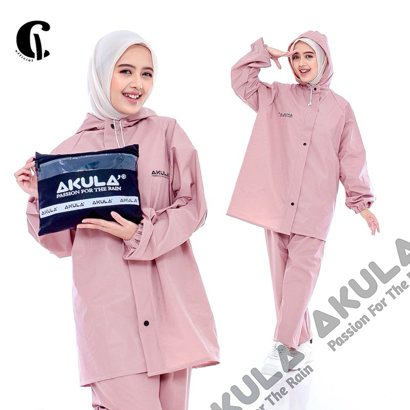 Jas Hujan Pria Wanita Dewasa Tebal Anti Rembes by AKULA