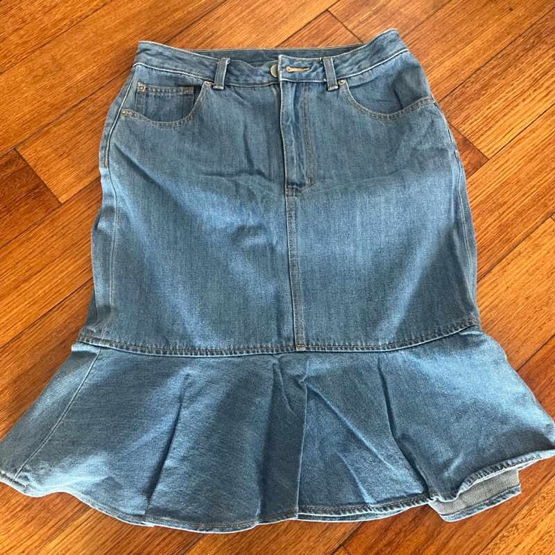 GU Jeans Mermaid Skirt