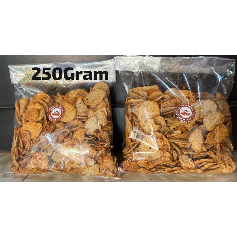 

Basreng Koin Asin Pedas Chili Oil 250Gram