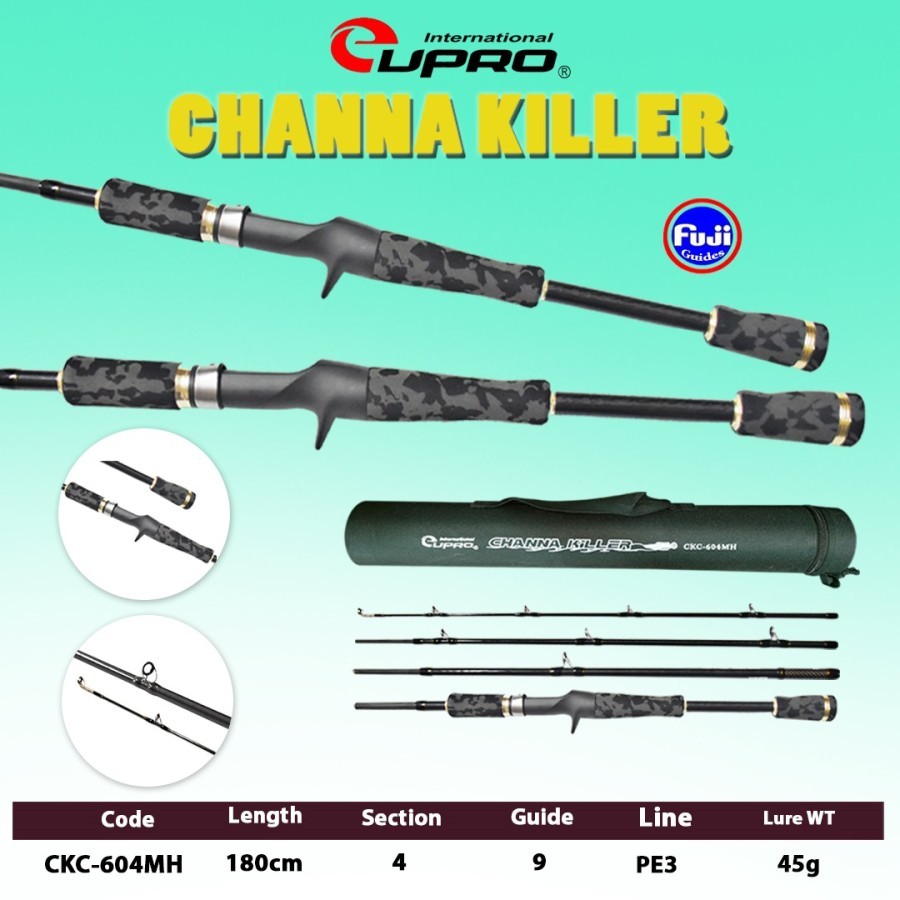Joran Pancing Baitcasting Eupro Channa Killer
