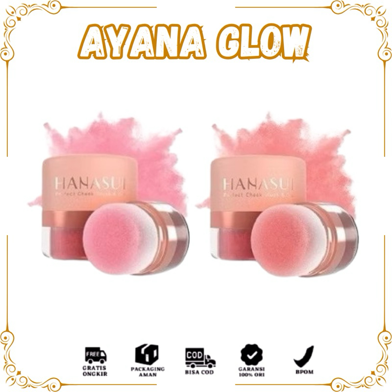 HANASUI Perfect Cheek Blush Powder - Hanasui Blush On
