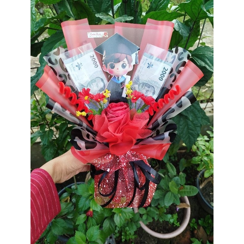 Buket wisuda anak cowok