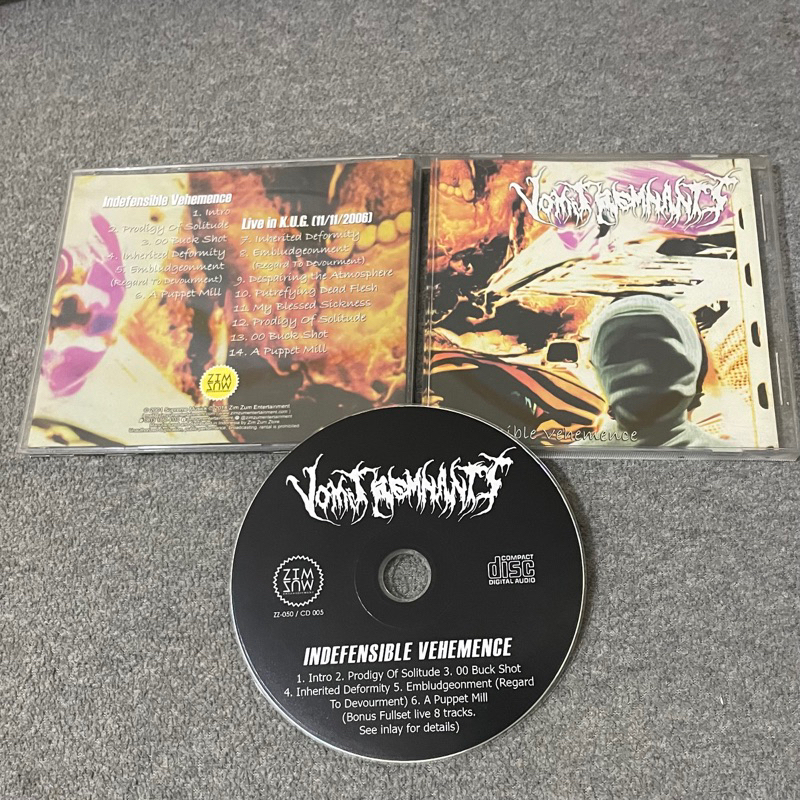 CS VOMIT REMNANTS - Indefensible Vehemence