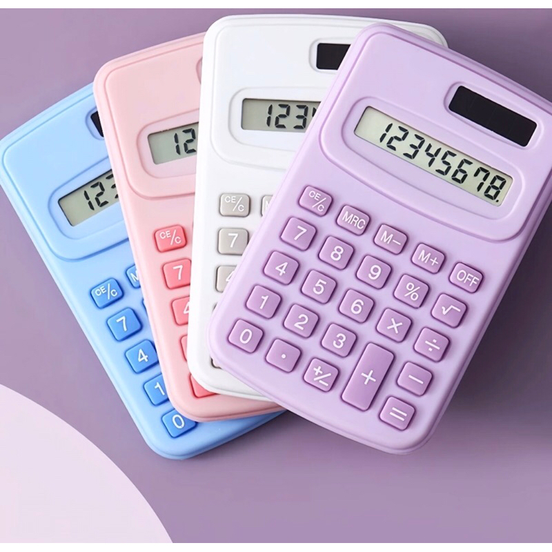 

Kalkulator 8 Digit Kalkulator Mini Untuk Saku Warna Lucu