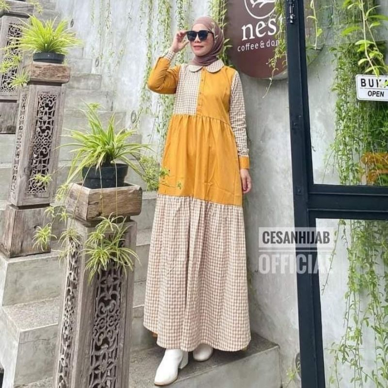 GAMIS NAFISHA DRESS CESANHIJAB CESAN HIJAB