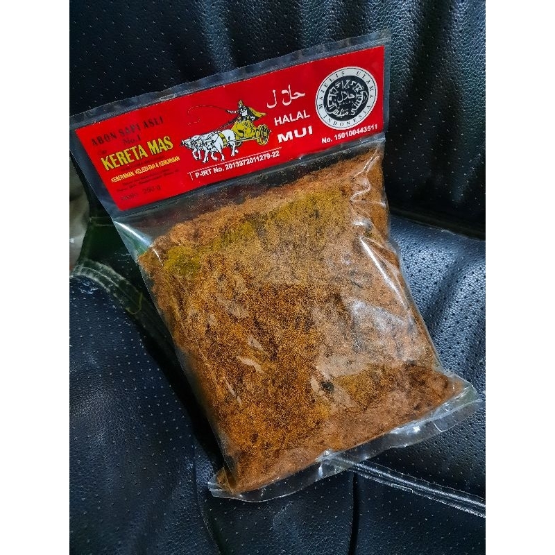 

abon sapi kereta mas daging sapi solo 250 gram oleh oleh