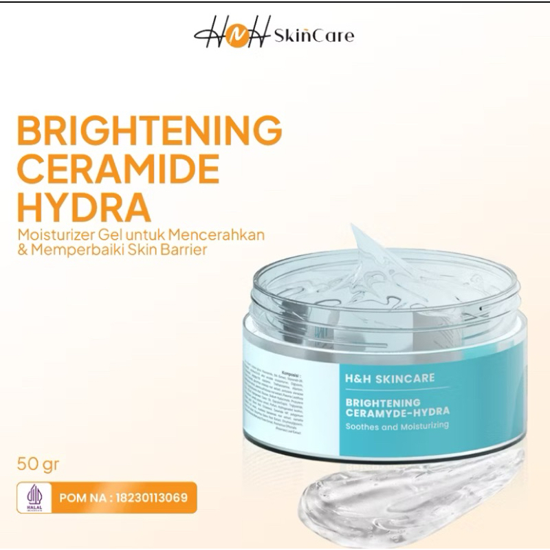 HNH Brightening Ceramide Hydra Gel | Moisturizer untuk mencerahkan & memperbaiki skin barrier