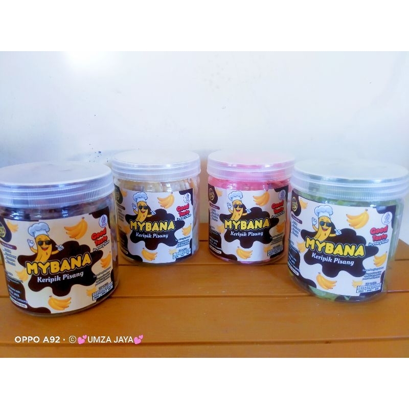 keripik pisang lumer Toples. 600 ml