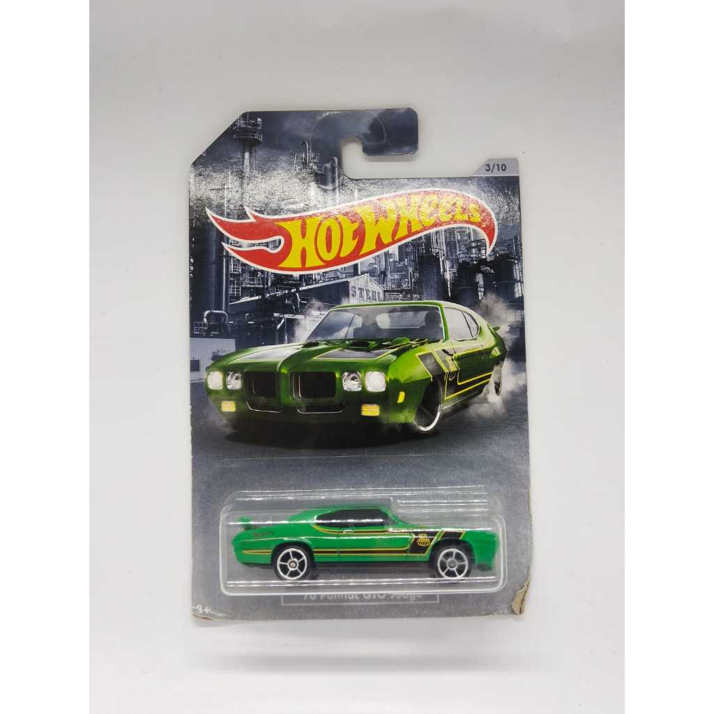 HOT WHEELS HOTWHEELS AMERICAN STEELS 70 PONTIAC GTO JUDGE HIJAU GREEN